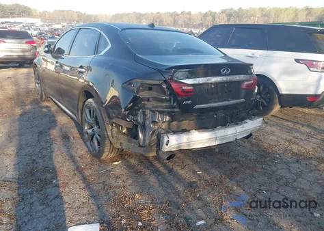 2015 Infiniti Q70L 3.7X из США, поврежденный, VIN JN1BY1PR1FM830499